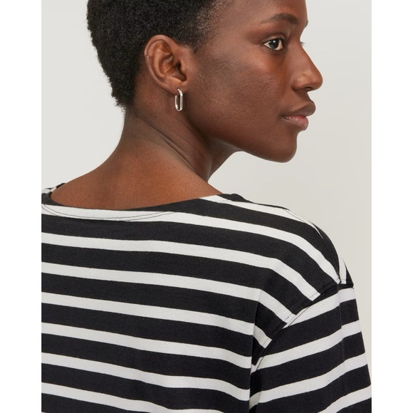 The Organic Cotton Striped Tee Dress - Picture 4 of 15